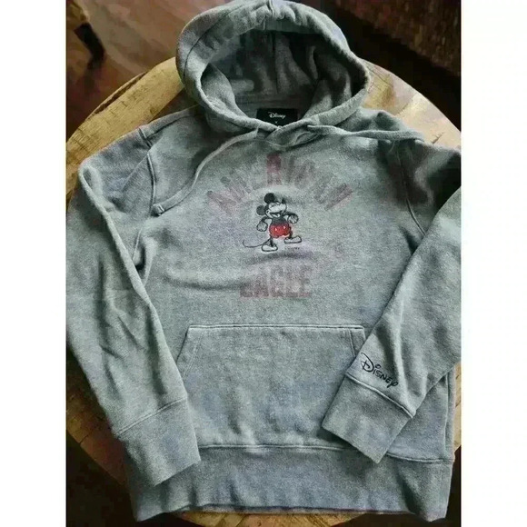 Disney Tops - Disney X American Eagle Super Soft Hoodie Mens Size S Mickey Mouse Sweatshirt